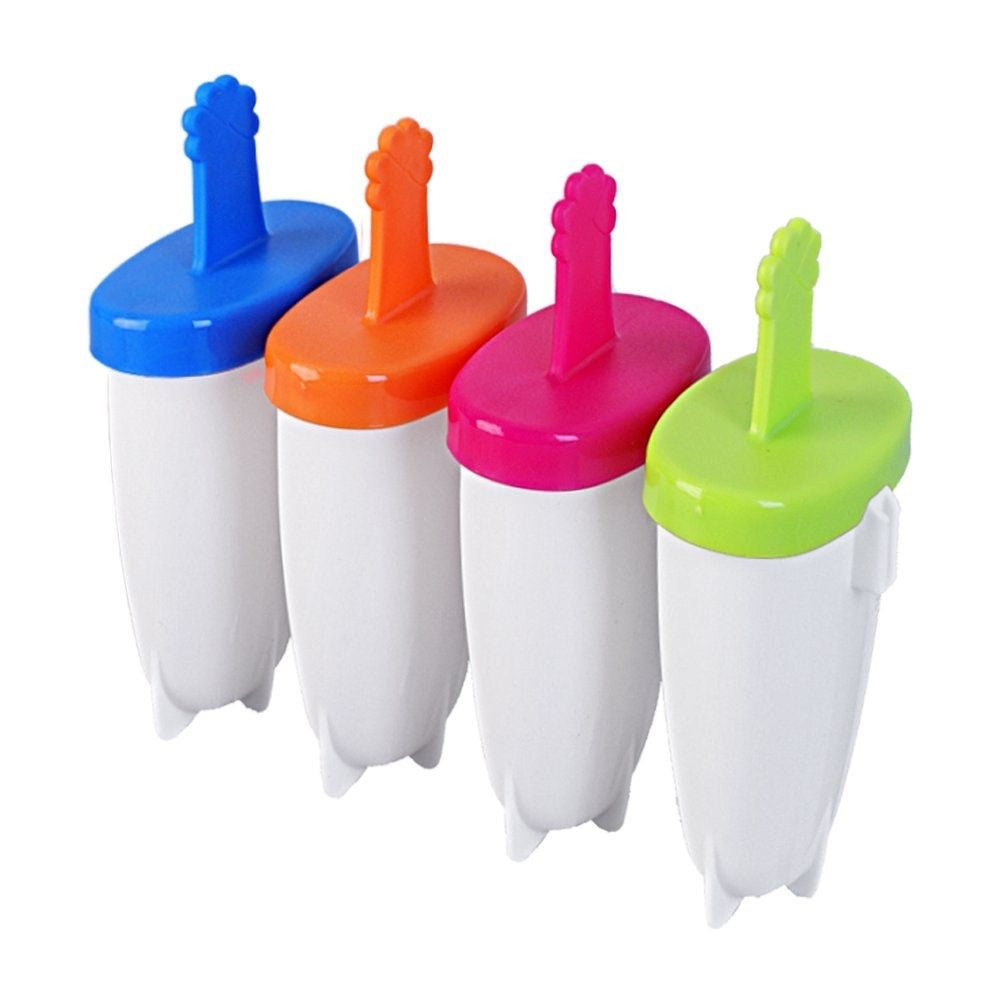 Set of 4 ice cream molds for homemade ice cream and sorbet