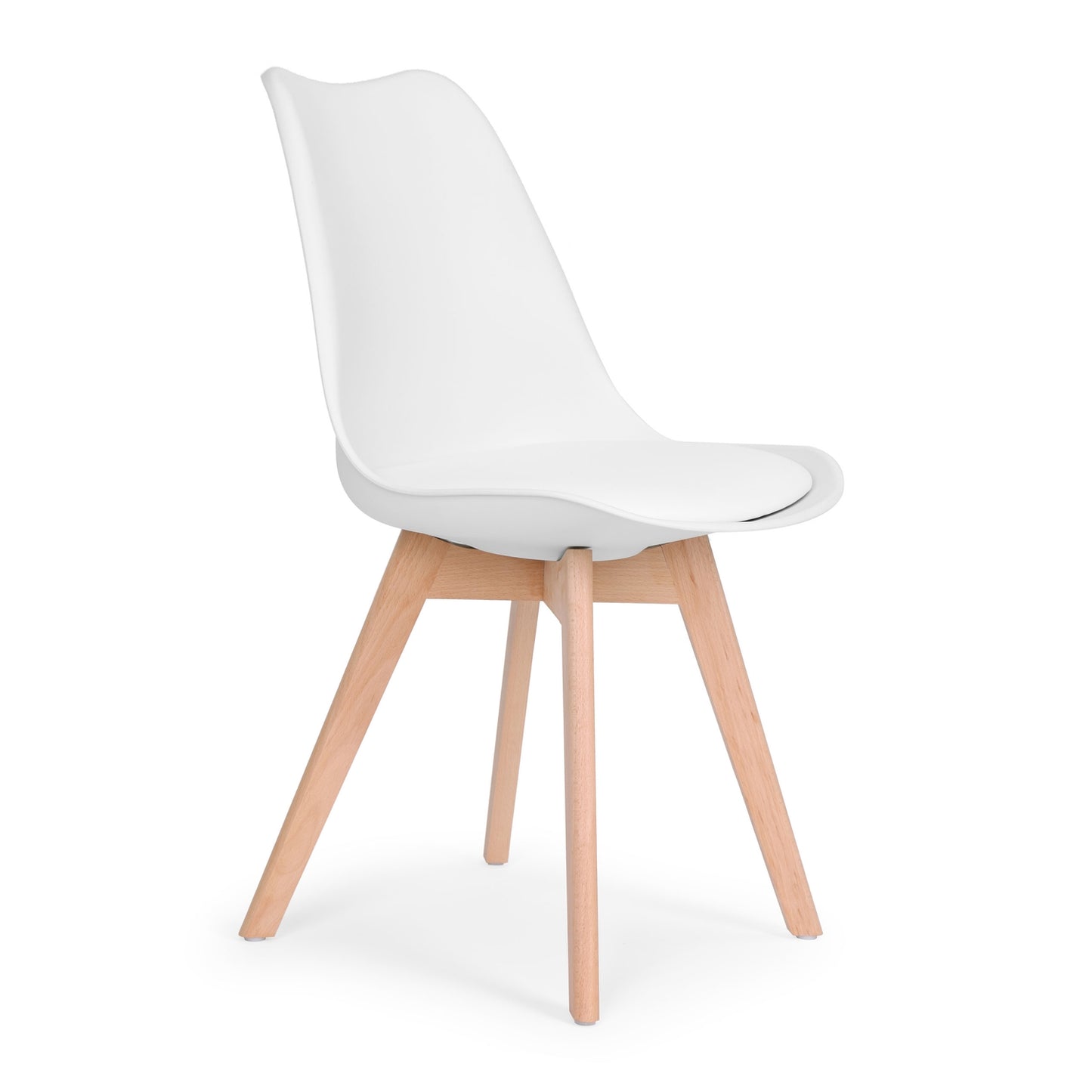 Set of 4 living room dining room chairs with a cushion eco-leather ModernHome