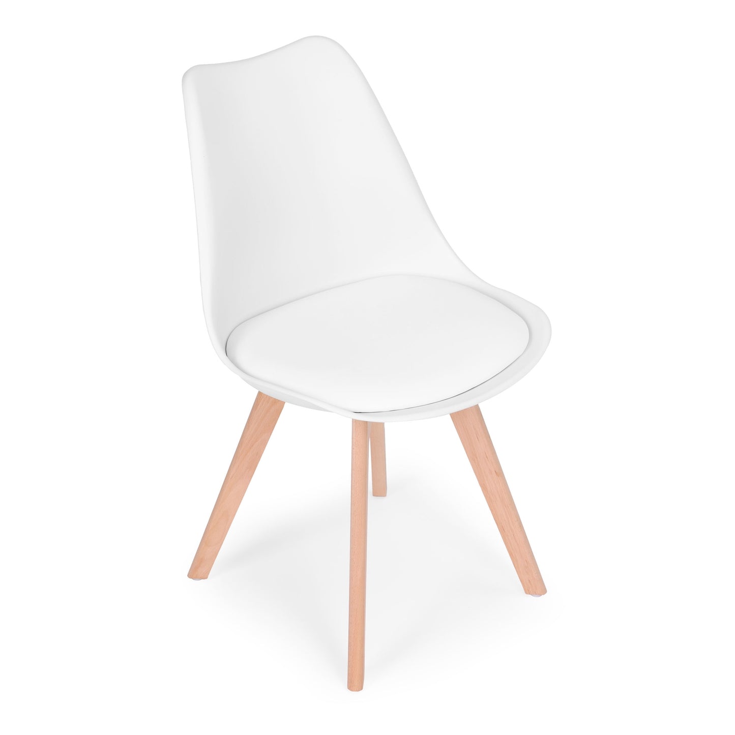 Set of 4 living room dining room chairs with a cushion eco-leather ModernHome