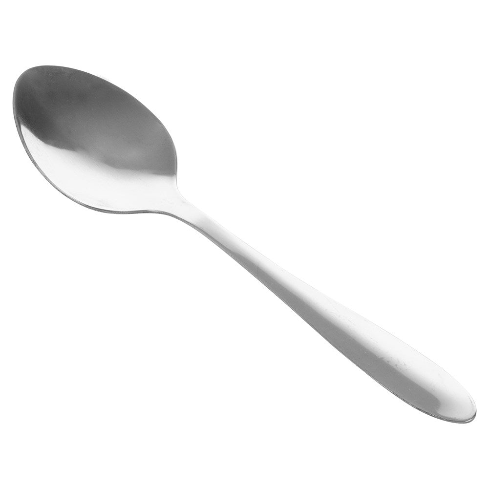 Set of 4 stainless steel spoons, 19 cm, dishwasher safe