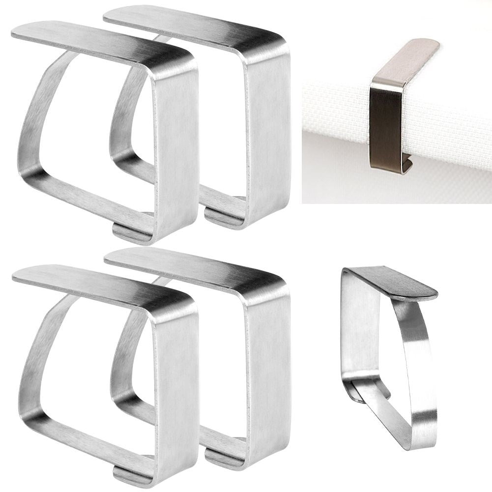 Set of 4 tablecloth clips, perfect for garden and terrace