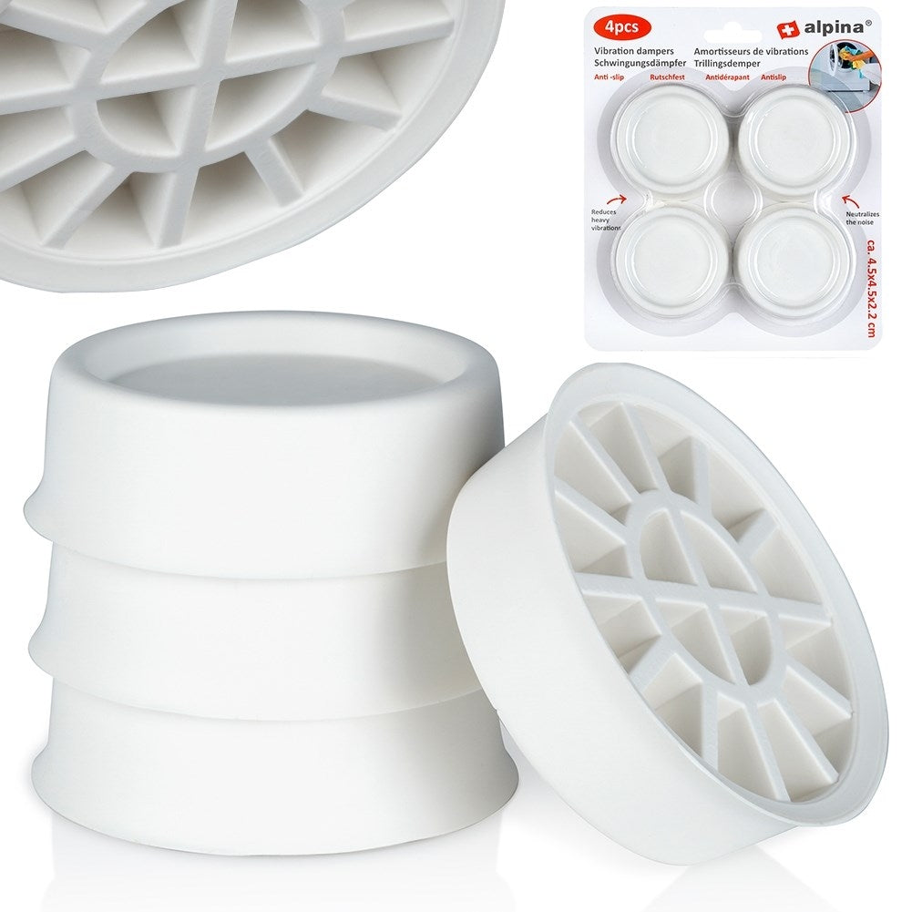 Set of 4 washing machine mats, eliminates shocks and vibrations