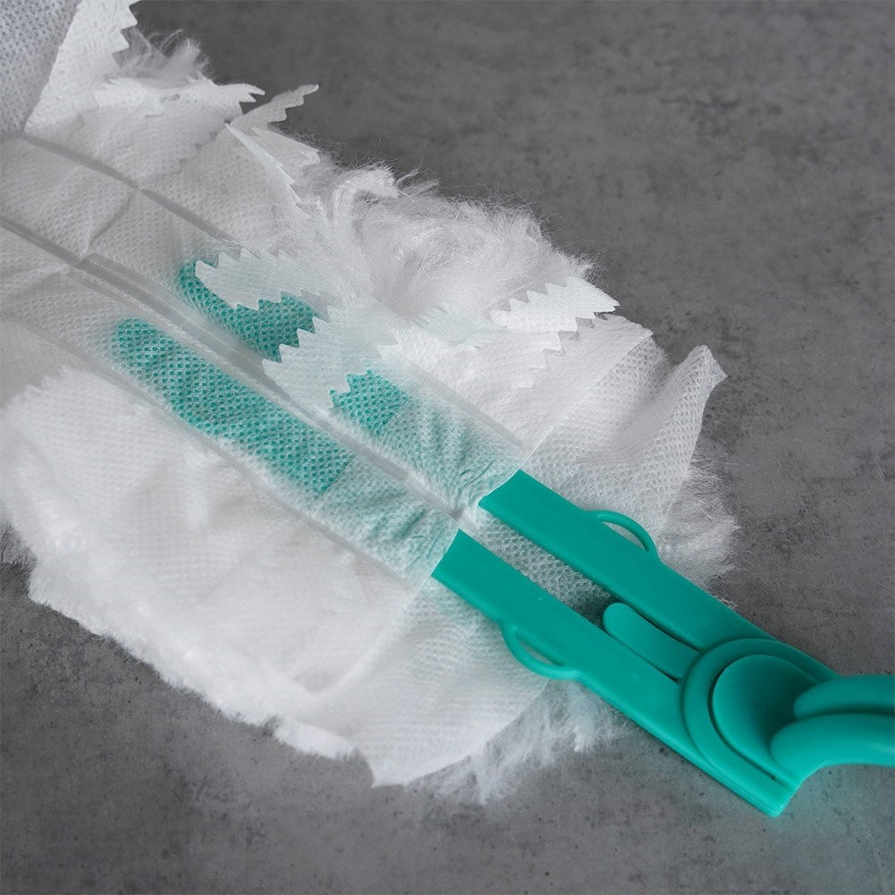 Set of 5 replaceable dust brushes for hard-to-reach places