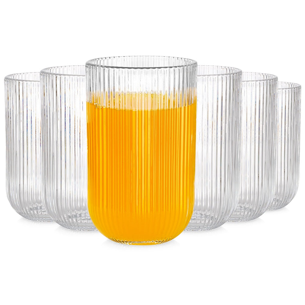 Set of 6 Glasses, 400 ml Capacity