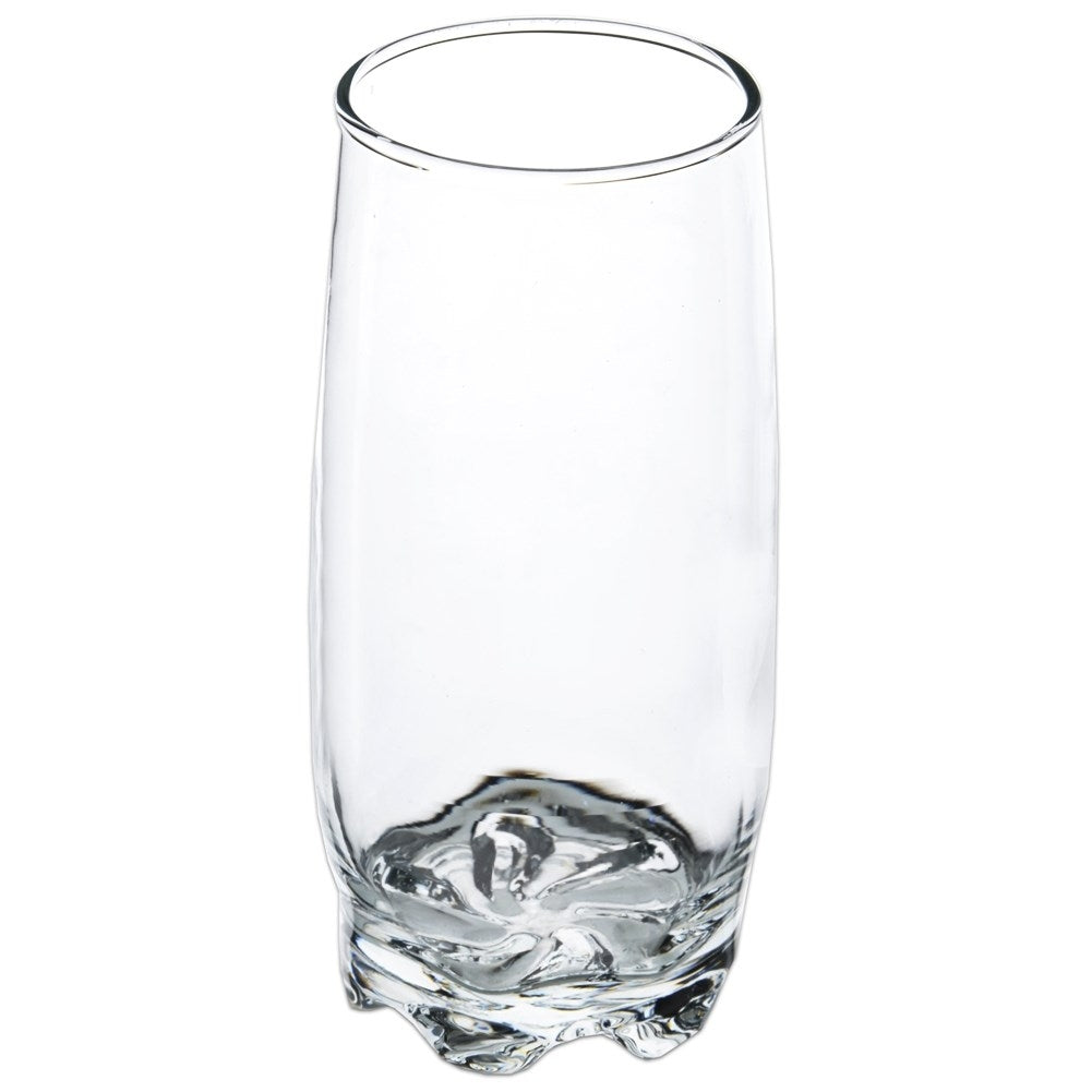 Set of 6 classic glasses for water, juice and drinks