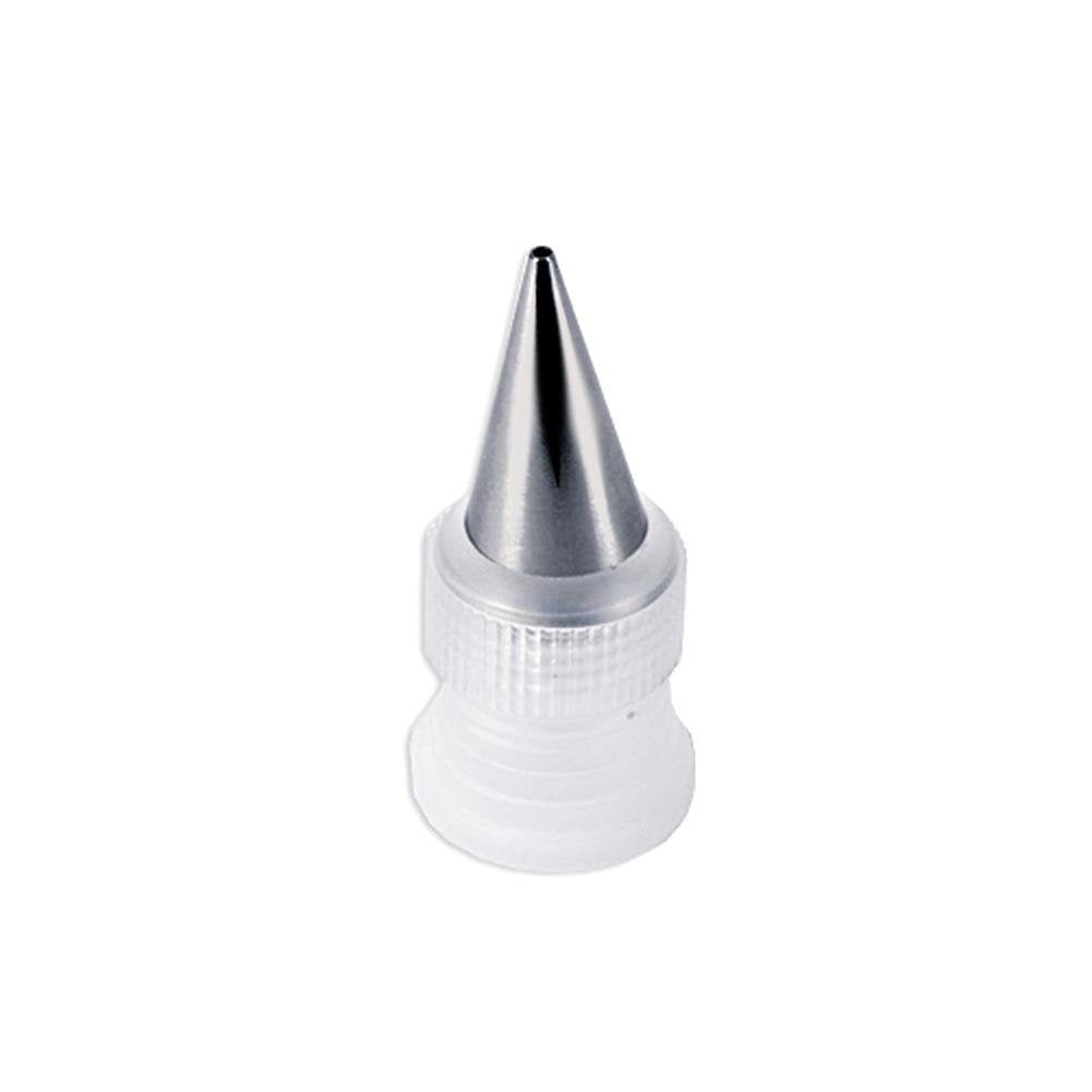 Set of 6 decorating nozzles in stainless steel