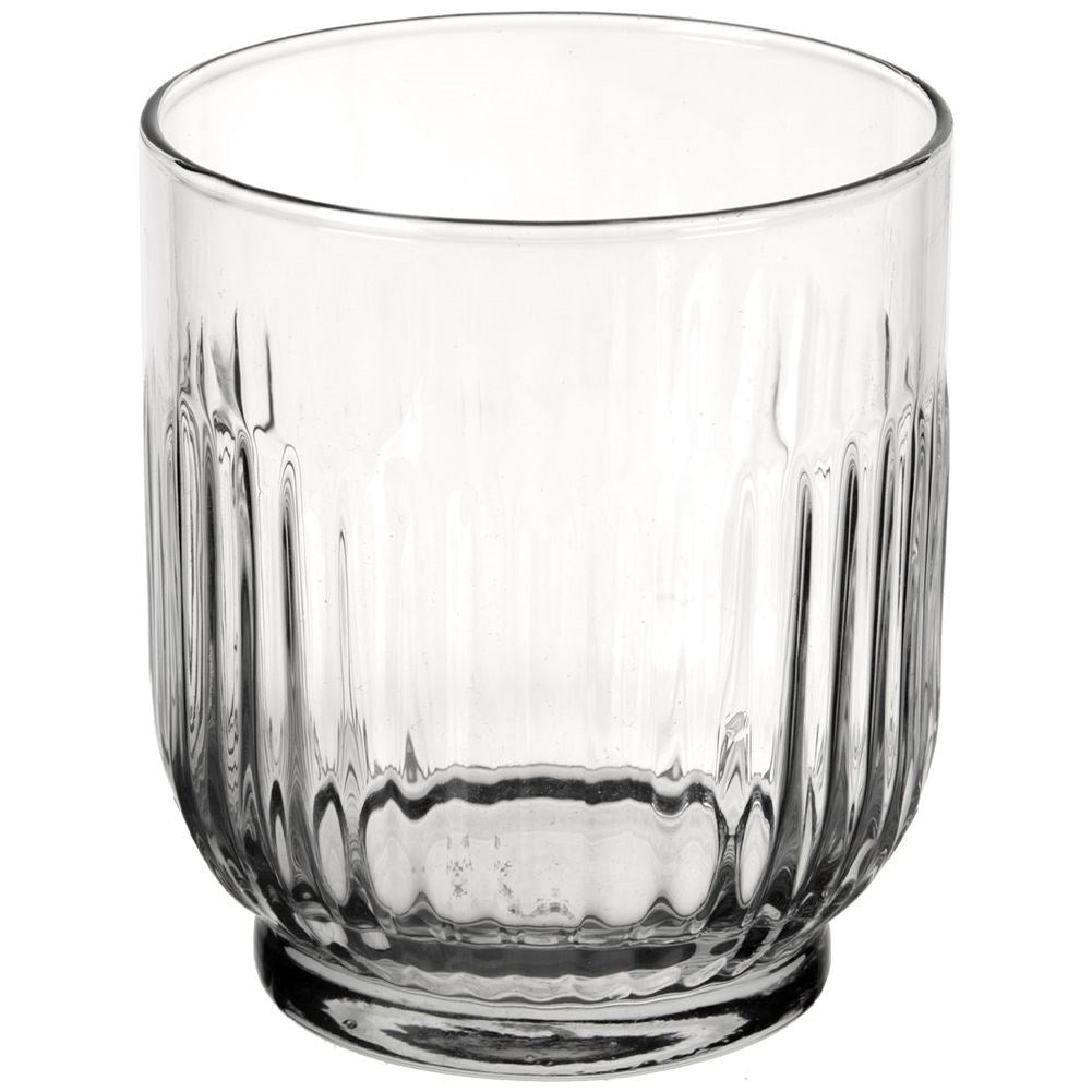 Set of 6 glasses, 300 ml, thick glass for drinks
