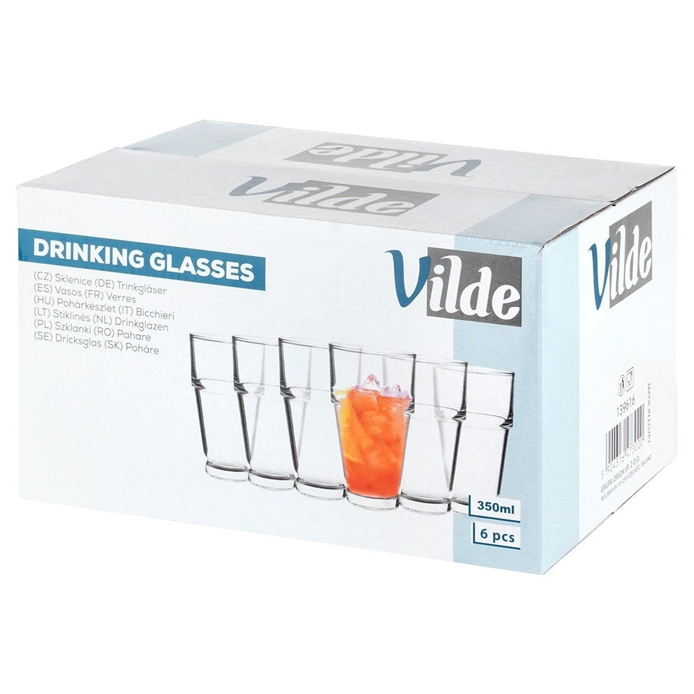 Set of 6 glasses 325 ml - Perfect for all drinks