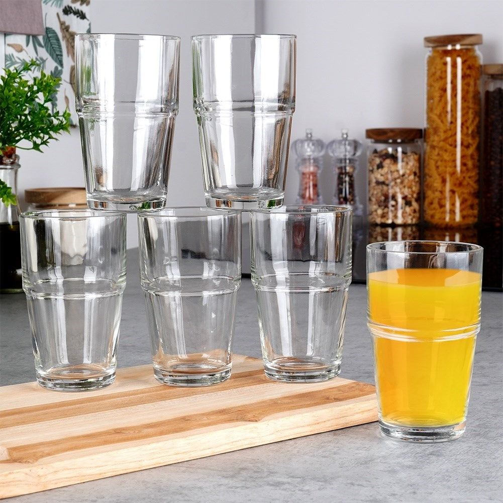 Set of 6 glasses 325 ml - Perfect for all drinks