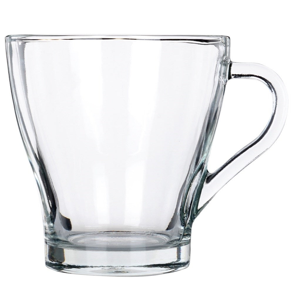 Set of 6 glasses with handles - Perfect for coffee/tea