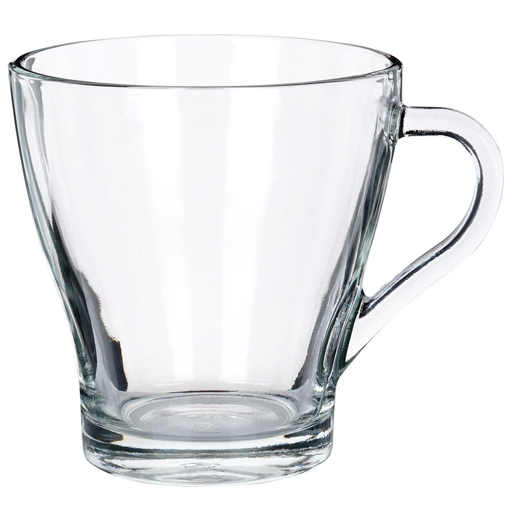 Set of 6 glasses with handles - Perfect for coffee/tea