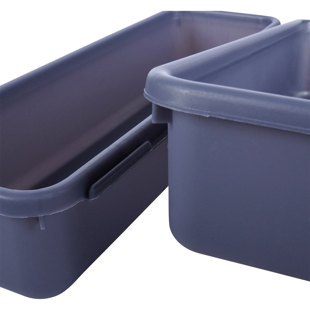 Set of 8 drawer organizers in three sizes, connectable