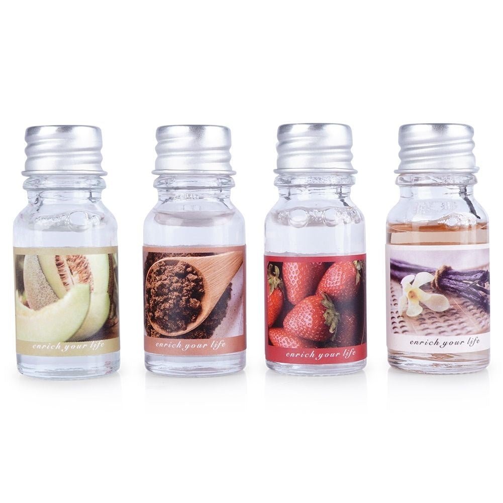 Set of 8 essential oils for aroma lamps, saunas and baths