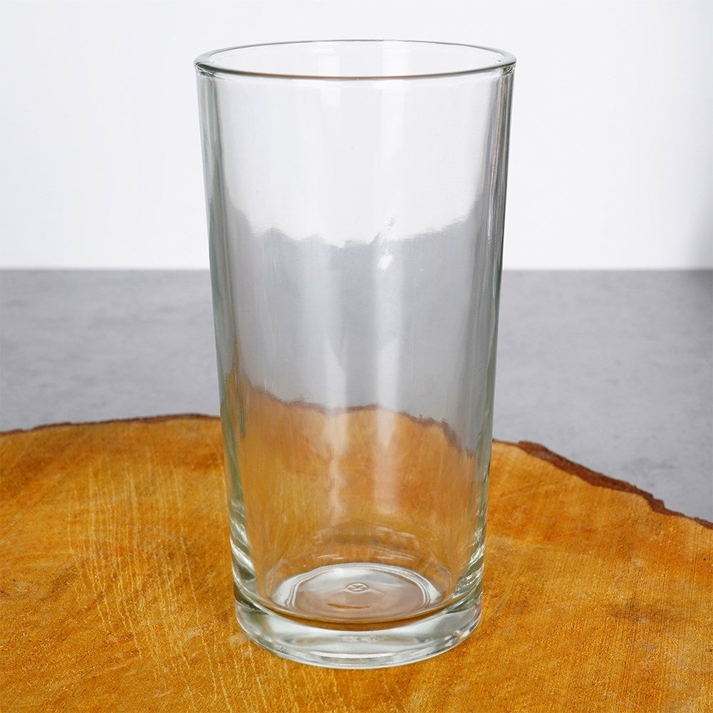 Set of 8 glasses, 230 ml - Thick, transparent glass for drinks