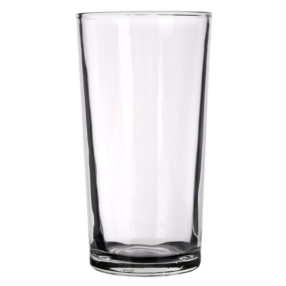 Set of 8 glasses, 230 ml - Thick, transparent glass for drinks