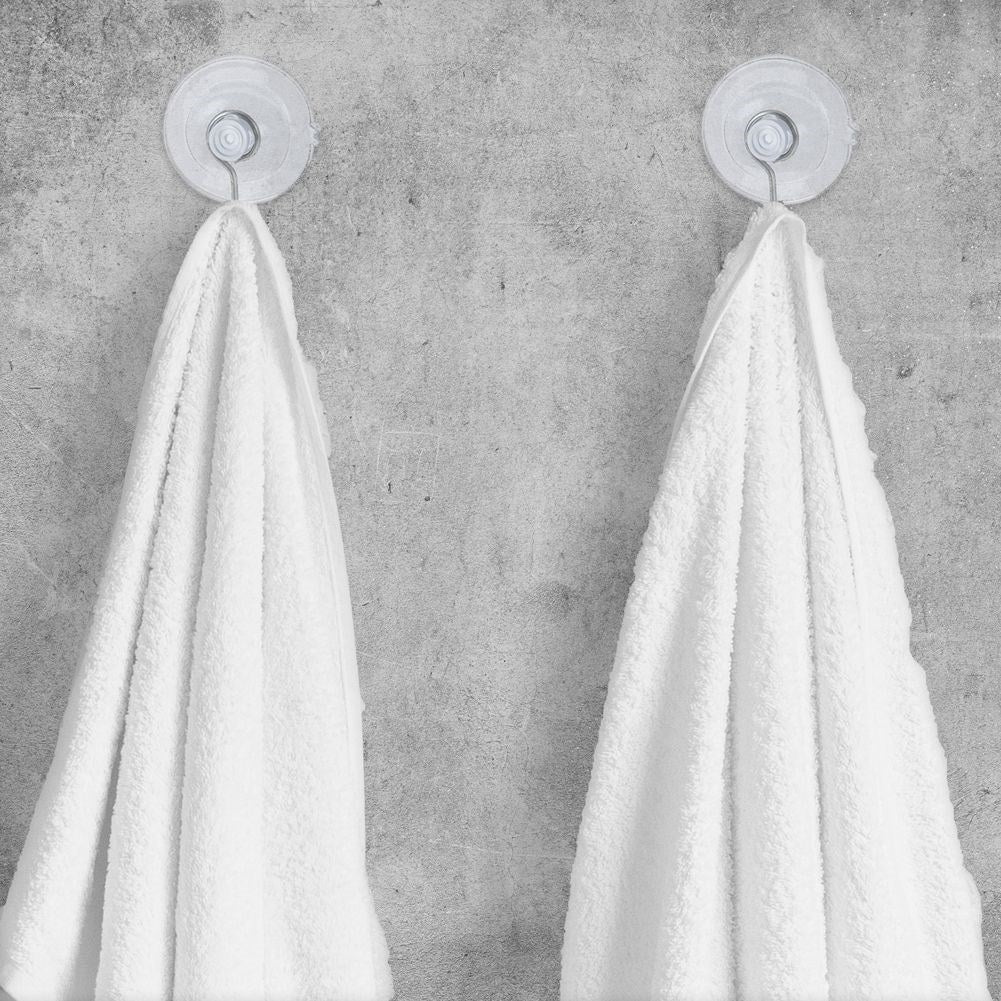 Set of 8 suction hooks for kitchen & bathroom