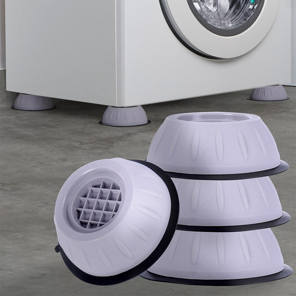 Set of Four Non-Slip Washing Machine Pads Against Vibrations