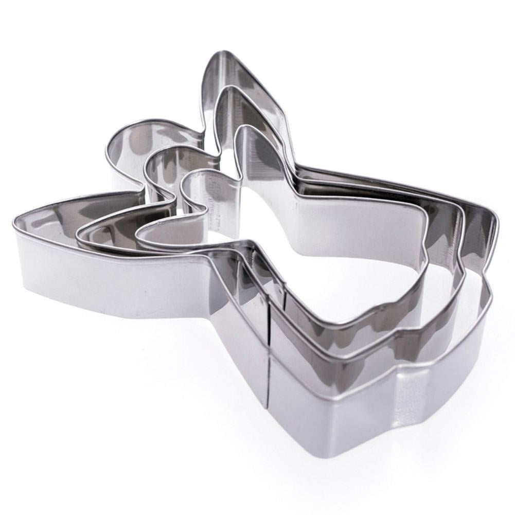 Set of Three Angel Cake Molds in Stainless Steel