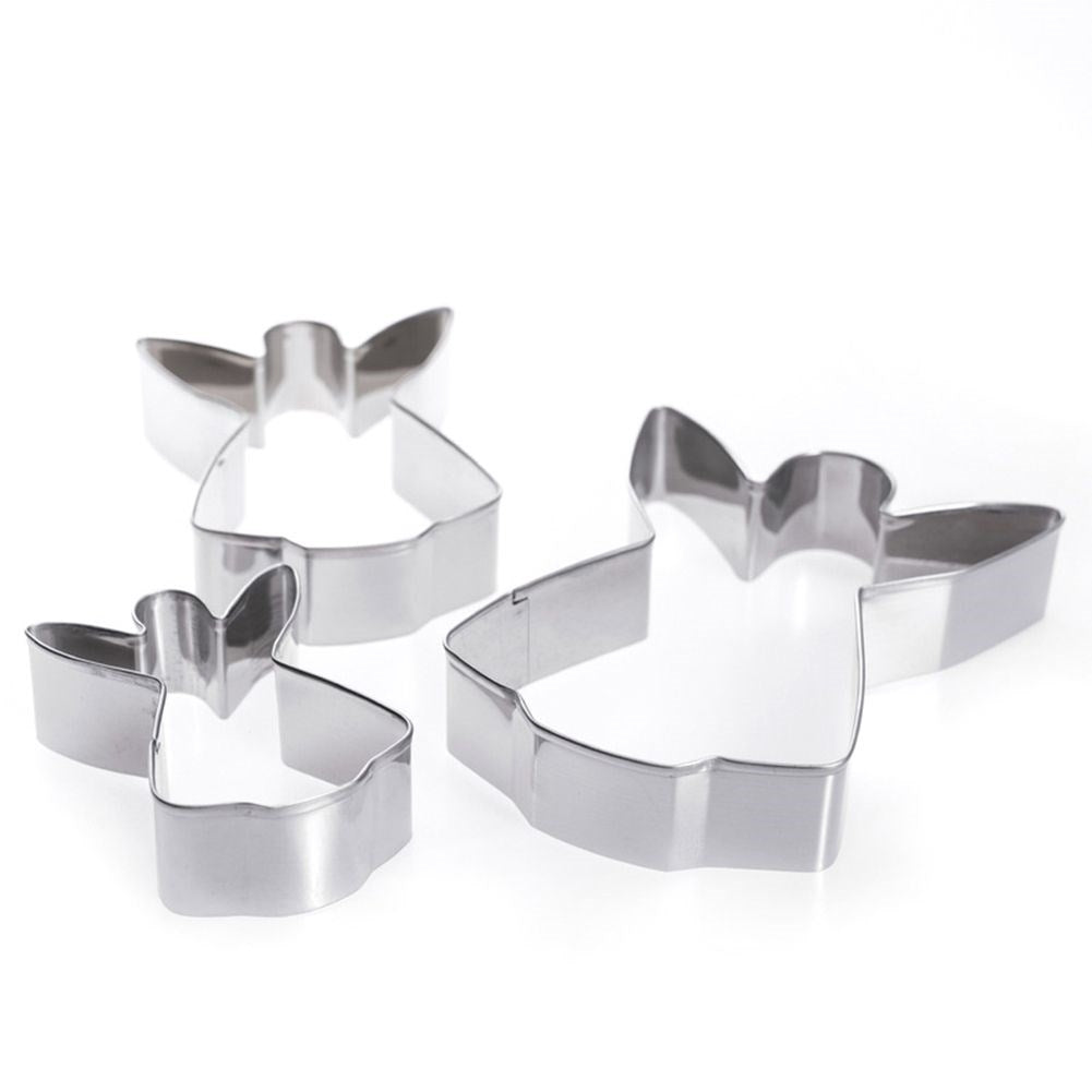 Set of Three Angel Cake Molds in Stainless Steel