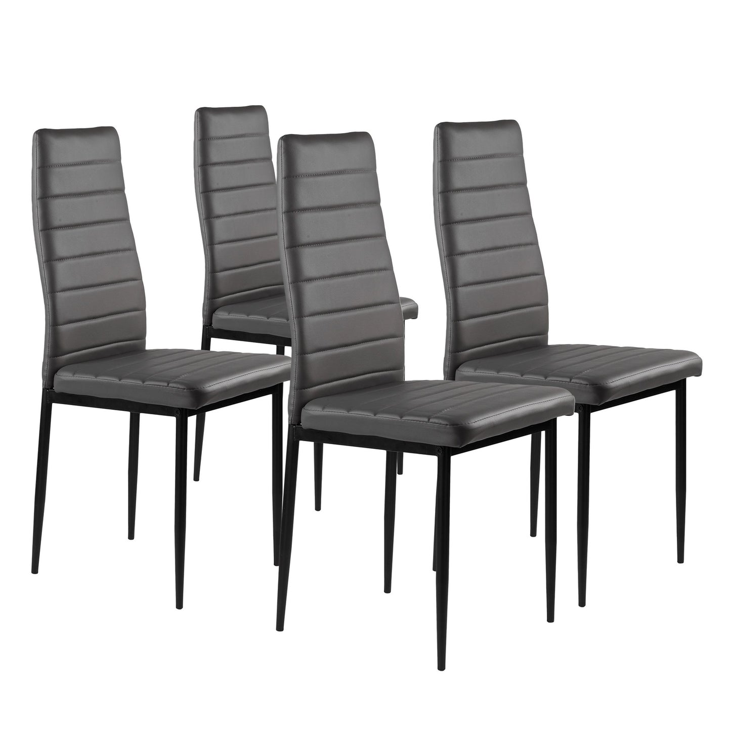 Set of chairs for the living room 4 pieces, gray ModernHome