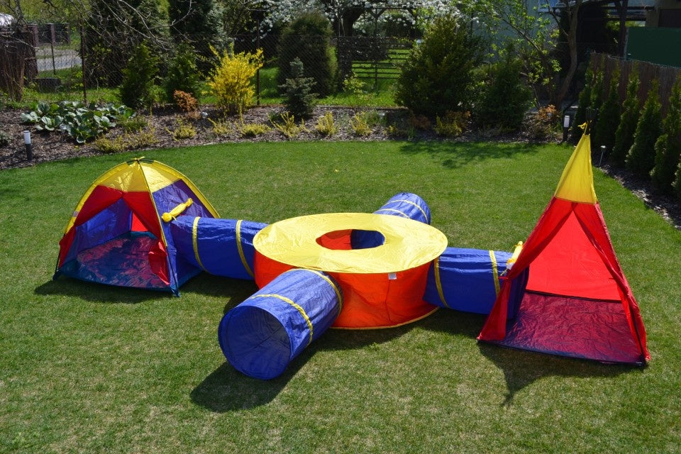 Set of children's tents 7in1 houses + 4 tunnels