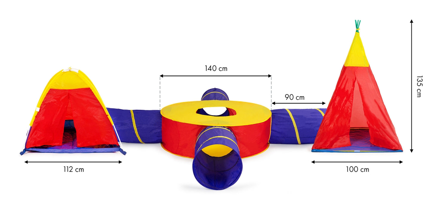 Set of children's tents 7in1 houses + 4 tunnels