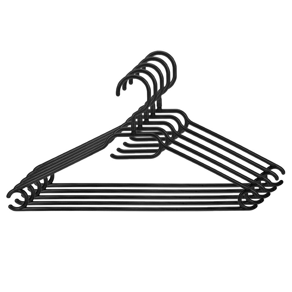 Set of five rotating clothes hangers