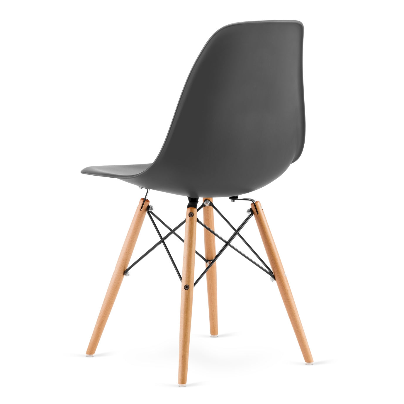 Set of four chairs for the living room dining room Gray