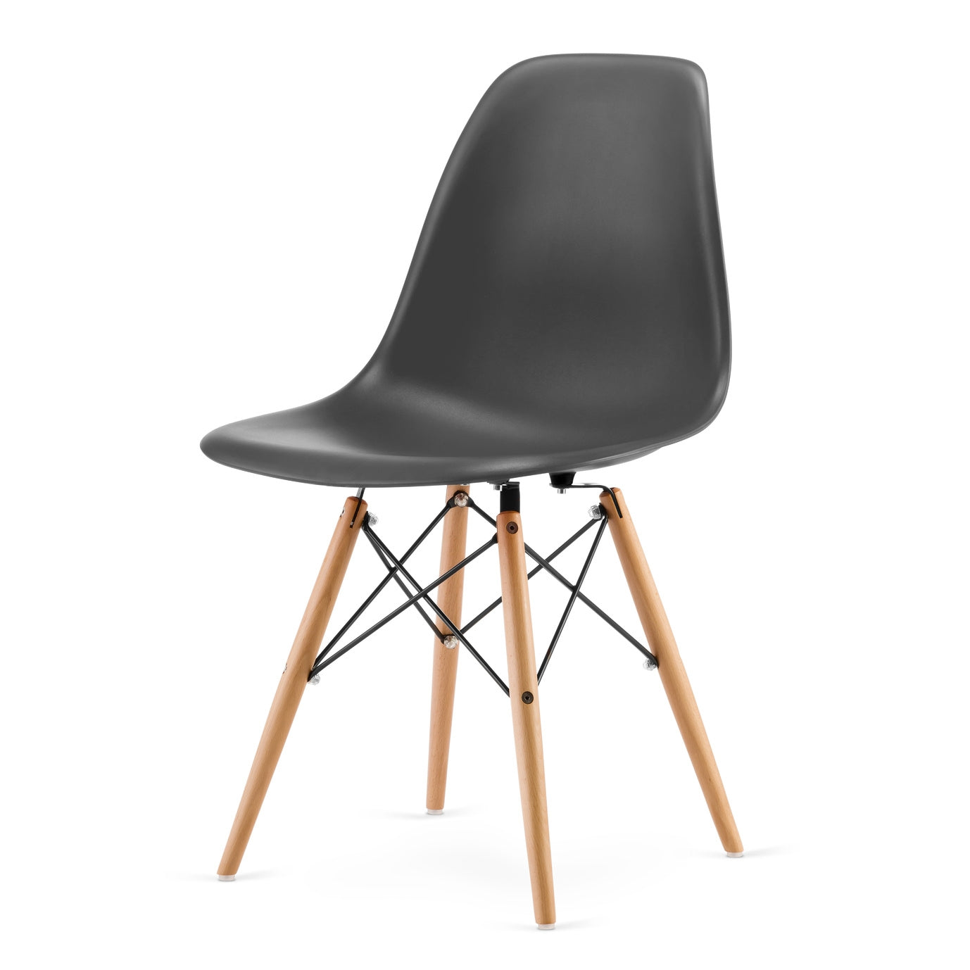 Set of four chairs for the living room dining room Gray