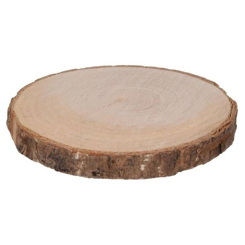 Set of four wooden coasters - natural and rustic design