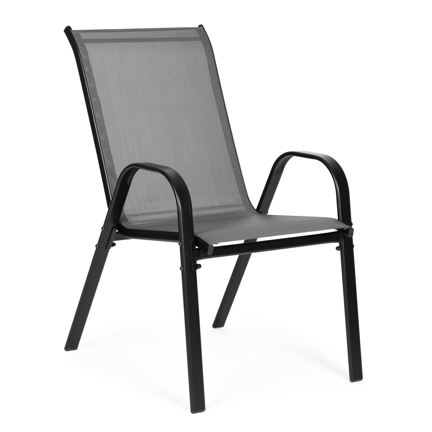 Set of garden chairs for the terrace, balcony, gray