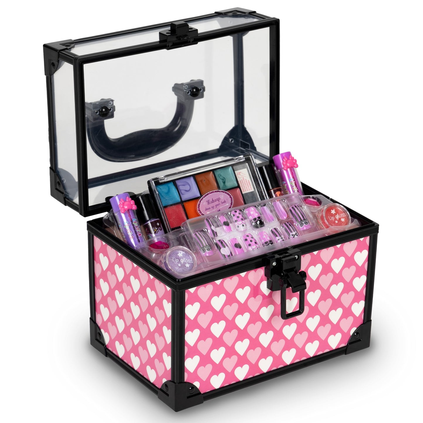 Set of makeup and nail cosmetics for children