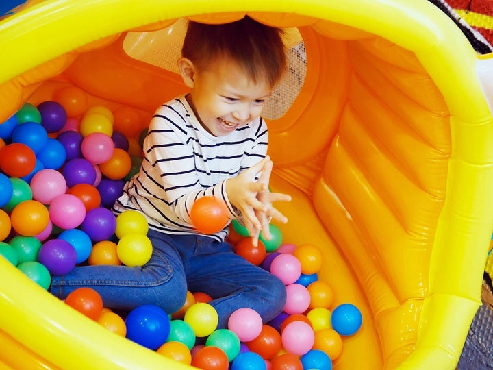 Set of multicolor balls for tent and pool 100 pieces