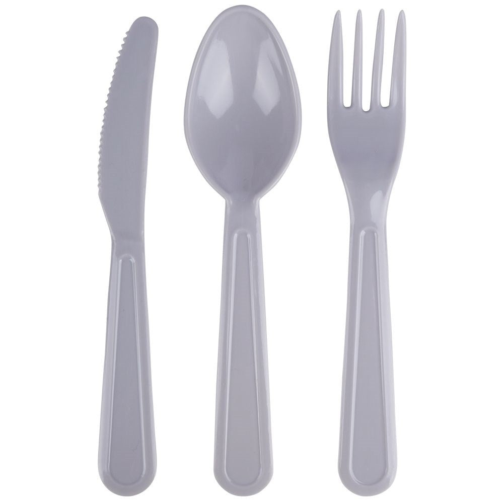 Set of plates and cutlery for 4 people, 20 pieces