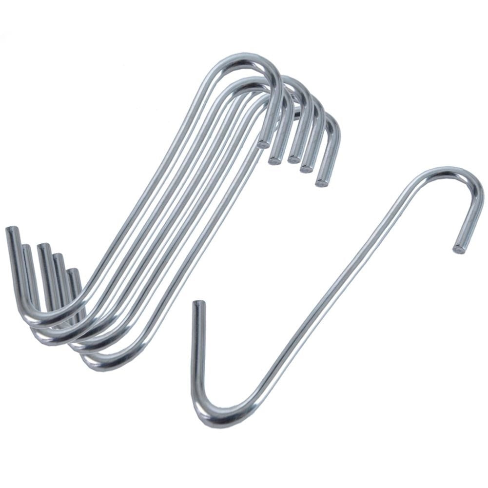 Set of six hooks for kitchen and bathroom, perfect for towels