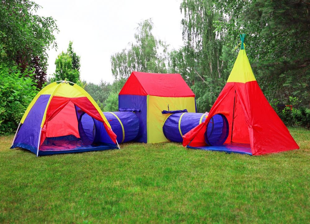 Set of tents for children 5in1 house + Iplay tunnels
