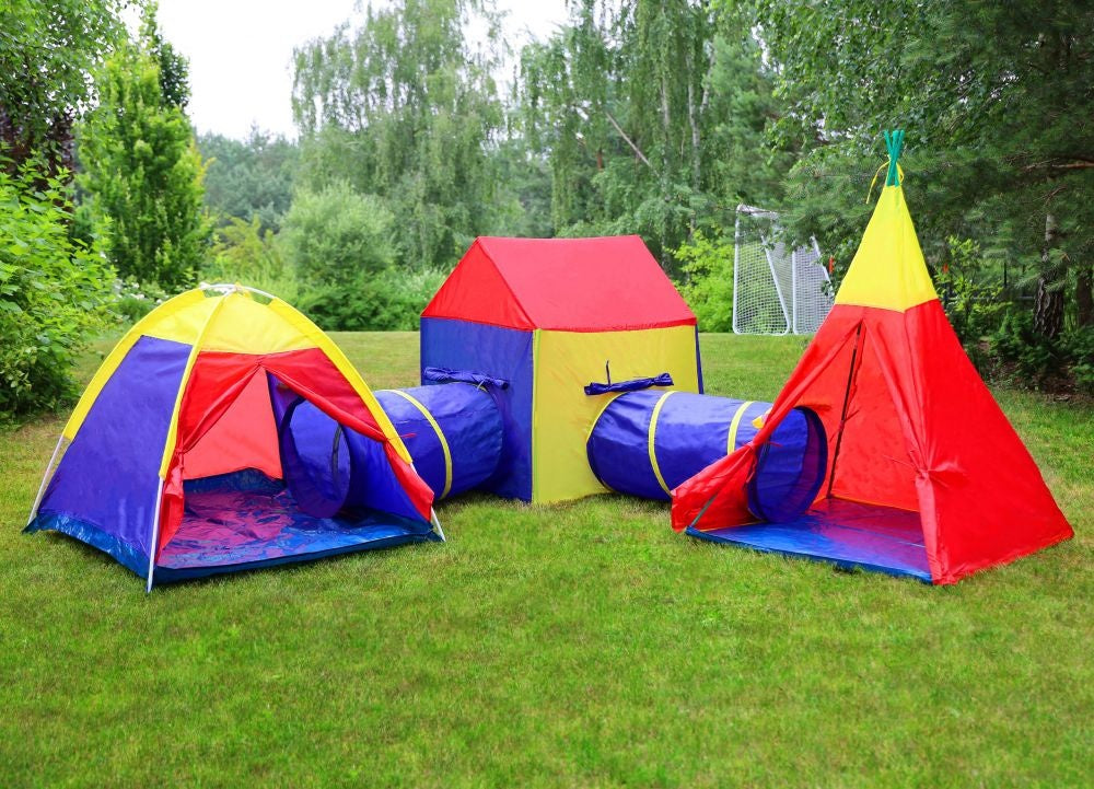 Set of tents for children 5in1 house + Iplay tunnels