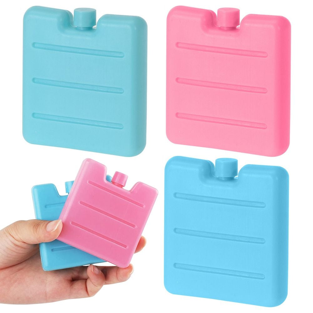 Set of three cooling lamps for cooler bag and cooler bag