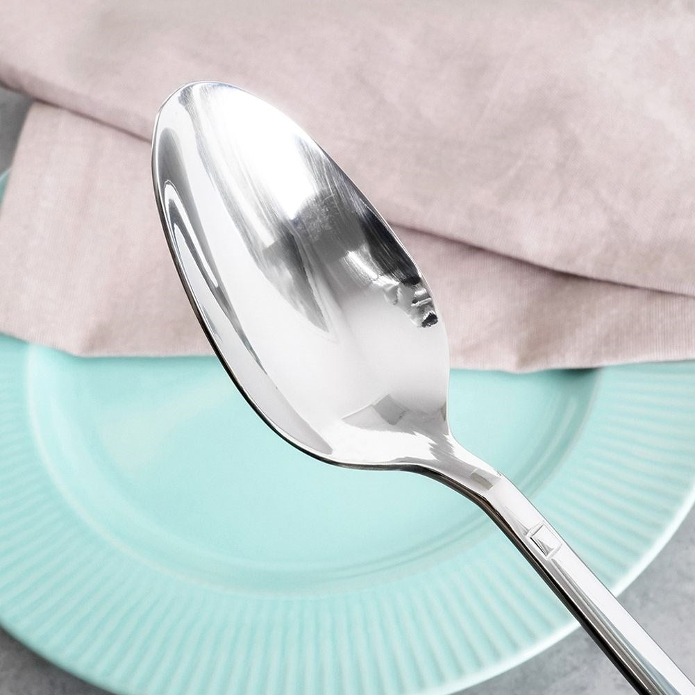 Set of three small spoons in stainless steel, dishwasher safe