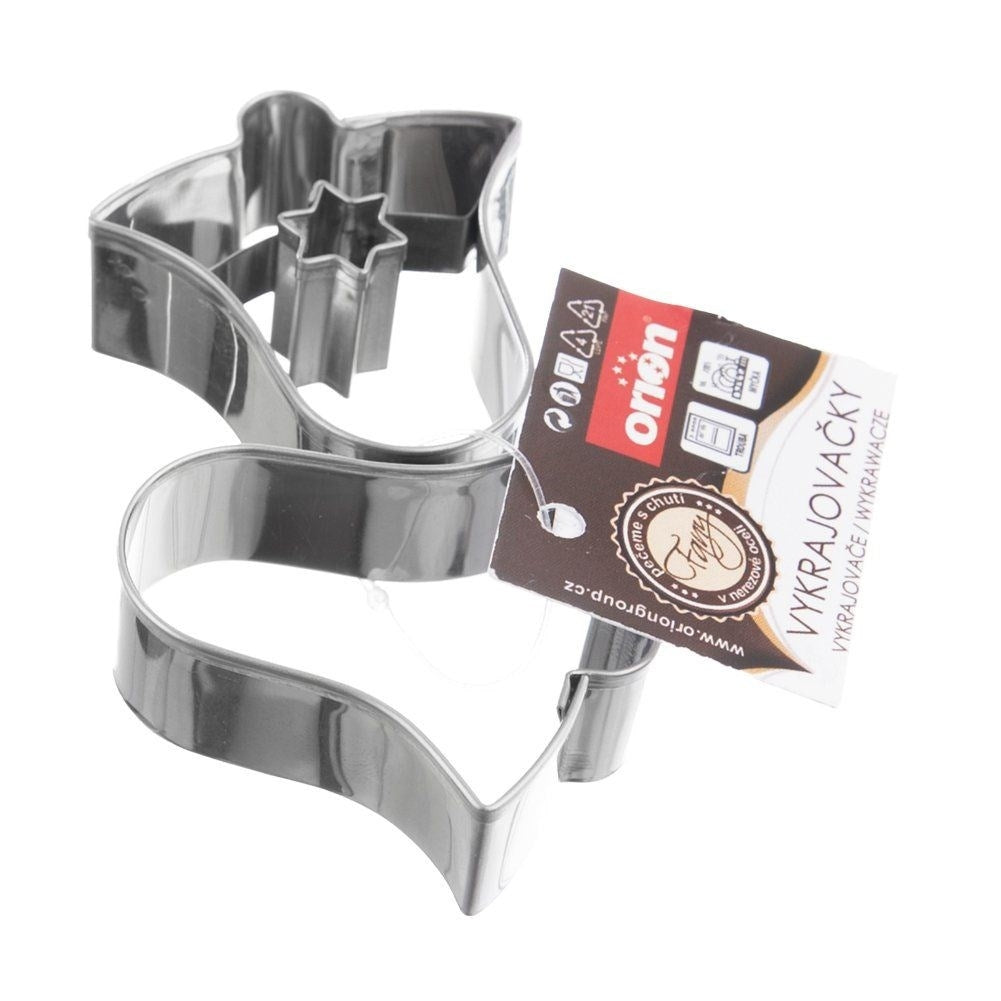 Set of two cake tins in stainless steel – bell shaped