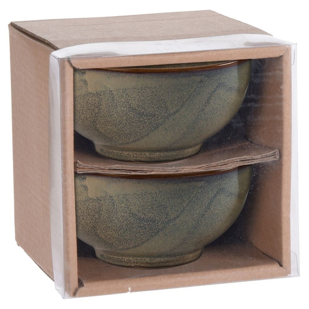 Set of two ceramic bowls - Perfect for food and decoration