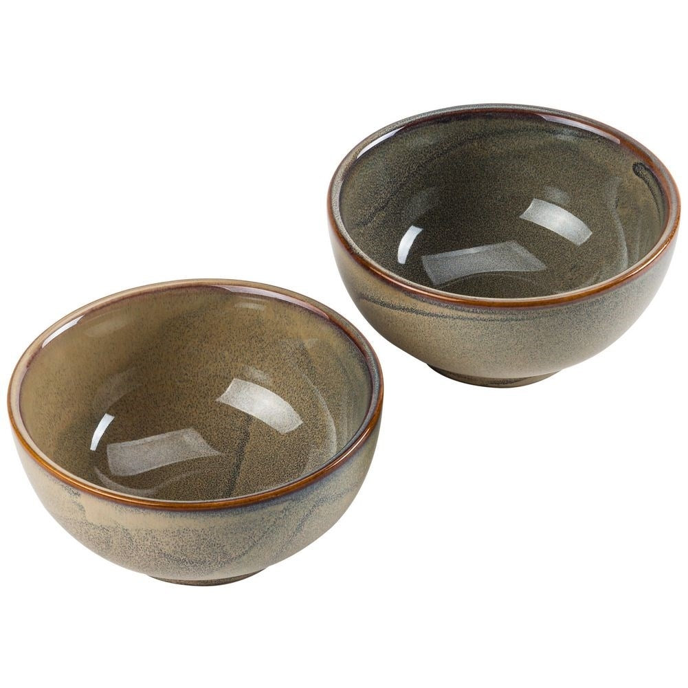 Set of two ceramic bowls - Perfect for food and decoration