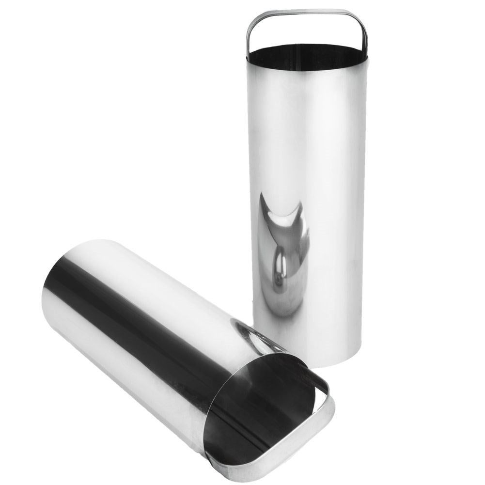 Set of two durable stainless steel molds for kurtos and trdelnik