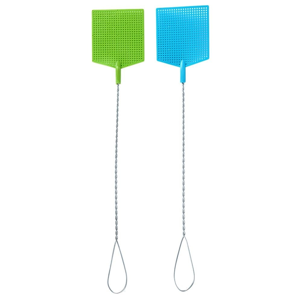 Set of two fly swatters for easy insect control