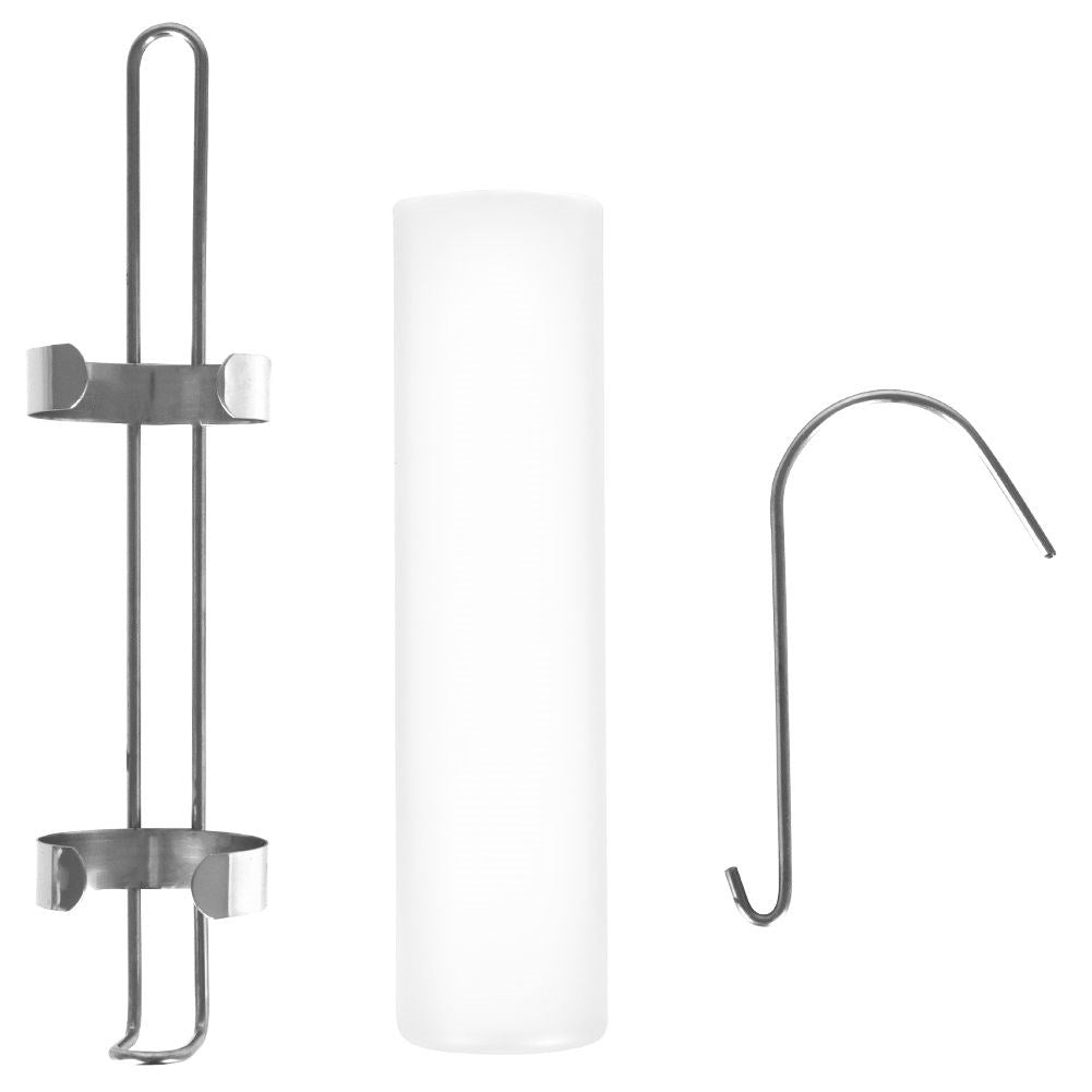 Set of two glass humidifiers 325 ml for elements