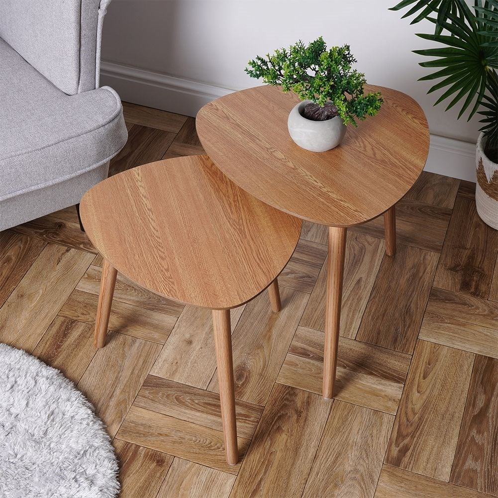 Set of two stable coffee tables/flower tables of high quality