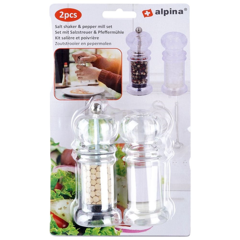 Set with Pepper mill and Salt shaker in Acrylic