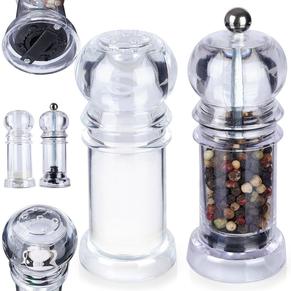 Set with Pepper mill and Salt shaker in Acrylic