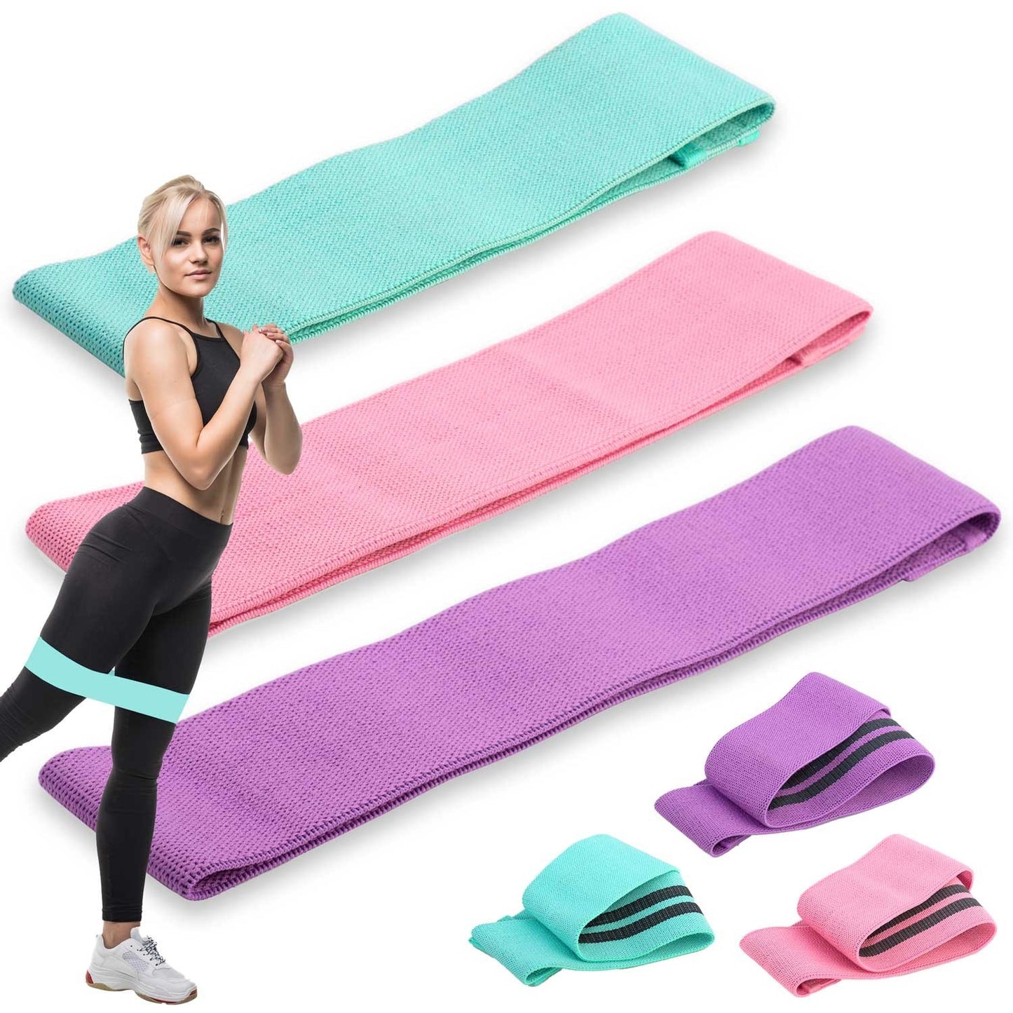 Set with training bands for resistance training NS-961 Neo-Sport, 3 pcs