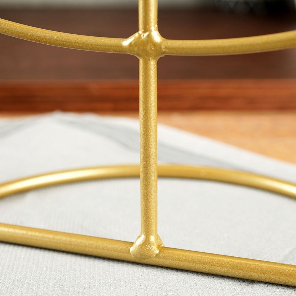 Seven-armed Candlestick in Gold for Advent and Loft-Style